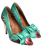 Lanvin for H＆M HM 绿色 花朵 高跟鞋 正品 代购  国内现货