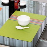 高档餐垫PVC防滑隔热杯垫欧式餐桌垫免洗环保盘碗碟西餐垫田园风