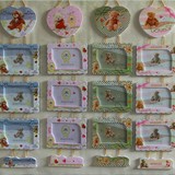 韩版挂墙组合连体相框卡通儿童宝宝相框5寸6寸7寸三联相框批发
