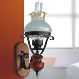 罗莎蒙德 品牌欧式实木壁灯 仿古户外客厅餐厅卧室床头创意灯具