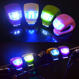 自行车配件灯青蛙灯警示灯硅胶尾灯LED硅胶青蛙夜骑自行车装备