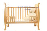 特价外贸正品实木婴儿床/童床/宝宝床适宜0-6岁（含垫和短护栏）