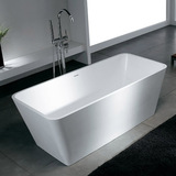 特价 独立式浴缸 精工玉石 人造陶瓷浴缸 1.51.6，1.7米方型浴缸