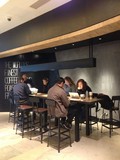 美式咖啡馆实木长桌 西餐厅长桌咖啡桌星巴克餐台 餐饮桌椅组合