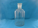 玻璃细口瓶3000ML 试剂瓶 白色试剂瓶 透明细口瓶 密封瓶 玻璃瓶