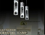 简约个性创意水晶柱气泡吊灯餐厅吊灯过道楼梯灯饰LED吊灯
