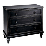 黑色做旧实木床头柜定做/美式烤漆环保床边柜床头柜/小斗柜床头柜