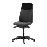 IKEA北京宜家家居正品代购沃玛尔  办公椅座椅转椅深灰色 黑色