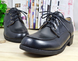 出口正品日本学生经典款儿童真皮皮鞋制服鞋演出鞋男女童22-40码