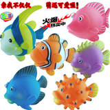 哥士尼塑料海洋世界小丑鱼小鱼仿真模型鱼玩具卡通动物6只套装