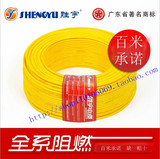 胜宇电线电缆国标线BV1/1.5/2.5/4/6平方单芯纯铜插座连接电线