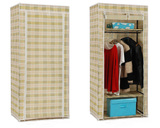 寝室衣柜学生专用三层布网隔层式简易衣橱包邮宜家型可擦洗收纳柜