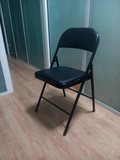 折叠椅子 办公椅 排椅 职员椅 椅子 黑色折叠椅 连腿椅 培训椅
