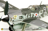 Witty1:72二战飞机模型德国空军BF109合金战斗机BF-109 BF-109G