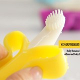 美国 Baby Banana香蕉宝宝婴儿硅胶牙胶咬胶磨牙固齿器牙刷不含bp