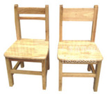 儿童椅子早教幼儿园亲子园木制椅子写字椅靠背椅 原木椅