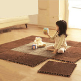 明德魔方装饰拼块床边卧室客厅茶几沙发走廊满铺地垫地毯DIY地毯