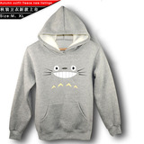 宫崎骏 龙猫 卫衣 套头衫 加绒加厚 TotoroTshirt 动漫外套 帽衫