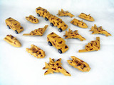 二战玩具兵人模型套装 飞机汽车登陆艇等作战配件优惠套装16件