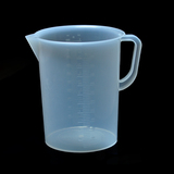 5000ml毫升塑料量杯五钻PP料 量筒 5L烧杯 透明5带刻度加厚耐酸碱