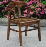厂家直销 实木餐椅 碳化椅子 户外扶手椅 复古椅子 特价促销