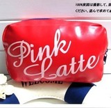 日单Pink Latte软皮 超值PU笔袋/化妆包/多用小包/收纳包  115#