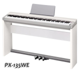 卡西欧 电钢琴 飘韵系列88键 重锤电子钢琴px-135黑/白 数码钢琴