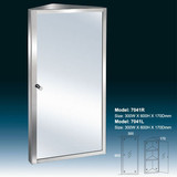 三角不锈钢浴室镜柜镜箱300*600*170卫生间储物柜吊柜储物箱0041