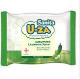 uza韩国原装进口 U-ZA 婴儿黄瓜洗衣皂 黄瓜味bb皂180g 纯植物皂
