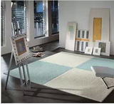 欧式时尚现代简约宜家地毯 腈纶格子客厅沙发卧室地毯 地中海风格