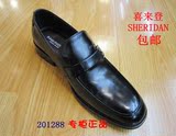 [喜来登男鞋]   专柜正品 头层牛皮正装皮鞋黑色201288