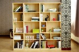 特价宜家实木书架自由组合飘窗柜书柜可定制木质储藏柜田园松木