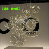 moooi星球吊灯客餐厅吧台西班牙设计师圆形火花球LED球型创意吊灯