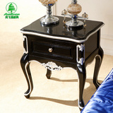 欧式床头柜 美式古典家具 高级别墅专用 法式实木简约床头柜特价