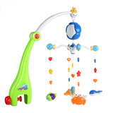 婴儿玩具0-1岁海洋世界音乐旋转摇铃 宝宝床铃床头挂铃儿童玩具
