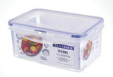 安立格塑料冰箱密封食品盒1550ml 大号长方形保鲜盒ALG-2542