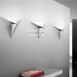 创意三角形壁灯玄关客厅卧室床头走廊现代简约铁艺镜前壁灯特价
