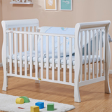 弗贝思婴儿床实木多功能欧式BB床宝宝床游戏床环保儿童床带抽屉