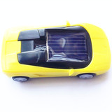 DIY儿童礼物 最新款太阳能兰博基尼跑车 车模型 创意玩具小汽车飕