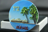 海南三亚旅游纪念品 蜈支洲岛 景点风景 旅游纪念冰箱贴 磁贴
