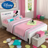迪士尼儿童床 酷漫居儿童家具男女孩单人床 1.2米卡通床