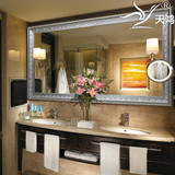 天鸿 高贵欧式 防水浴室镜子 卫浴镜 挂壁镜 装饰镜 洗漱镜 w3003
