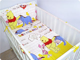 定做婴儿床上用品婴儿床围被套床单收纳袋宝宝棉被三明治夏凉围