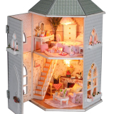 diy小屋 大型爱情创意生日手工制作玩具房子模型礼物木拼装建筑