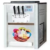 冰淇淋机商用 冰之乐台式三色面条冰淇淋机器 雪糕甜筒机