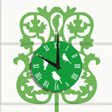酷卡乐鸟巢墙贴挂钟CO09 客厅创意时尚欧式艺术静音简约 异形钟表