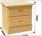 简约现代包邮床头柜实木双抽屉小柜子松木简易床头柜收纳柜储物柜