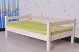松木家具儿童床 小床实木 公主床单人床 卧室 床儿童床类住宅护栏