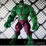 漫画英雄 复仇者联盟 6寸浩克绿巨人Hulk MARVEL 双人装可动人偶