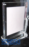亚克力相框相架 6寸7寸水晶透明加厚台卡 摆台 带底座 可做LOGO